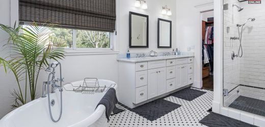 types of bathroom tiles