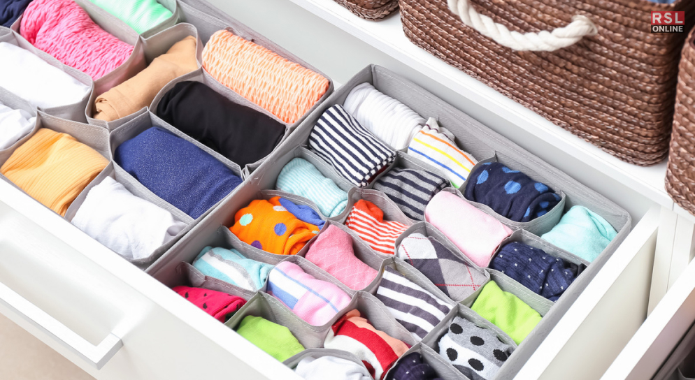 Rolling Clothes To Maximize Space