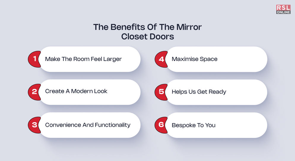 What Are The Benefits Of The Mirror Closet Doors?