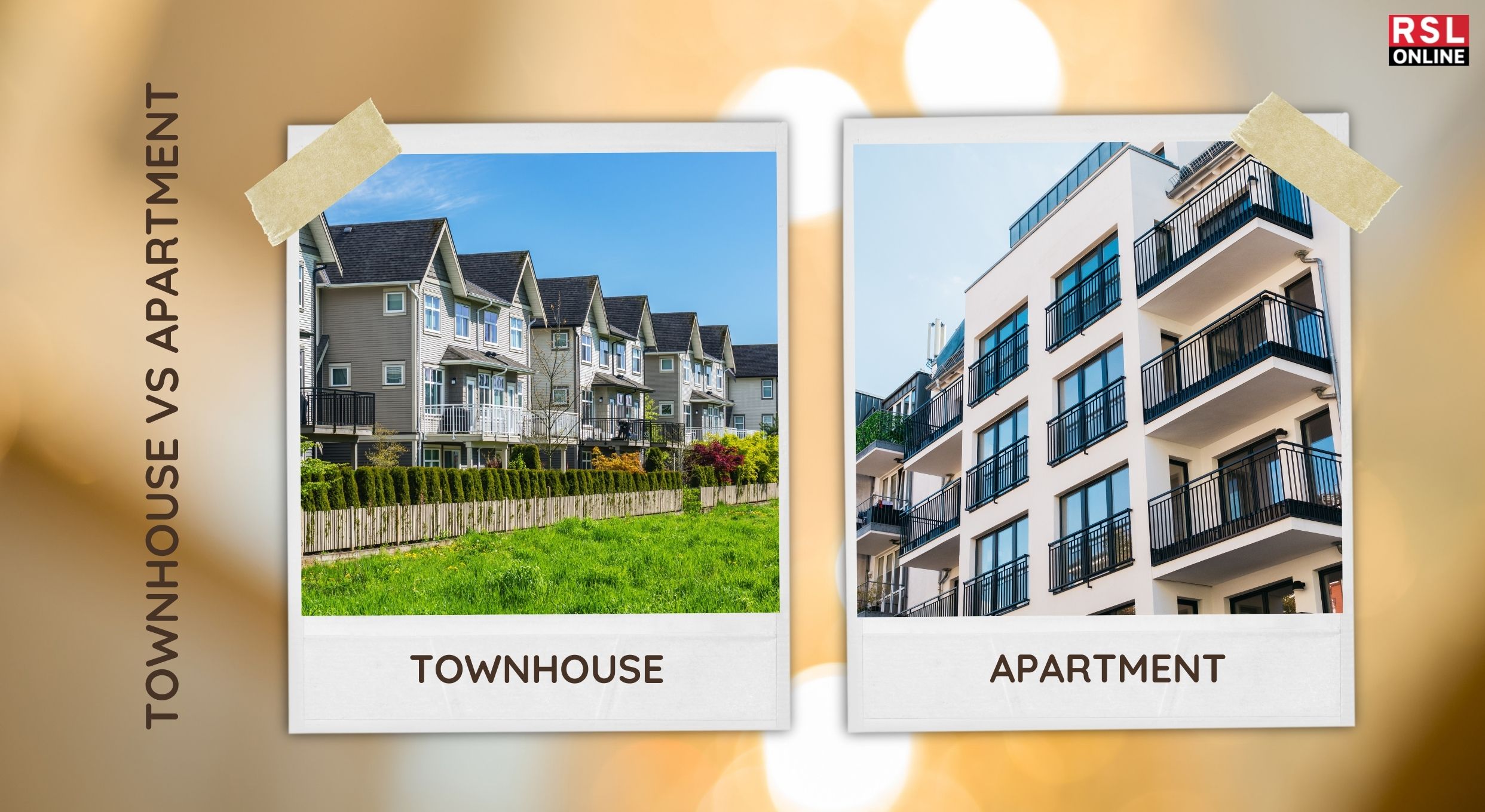 Townhouse vs Apartment a Comparative Study to Understand the Right One for You